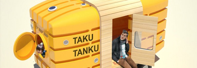 Taku-Tanku bicycle caravan trailer