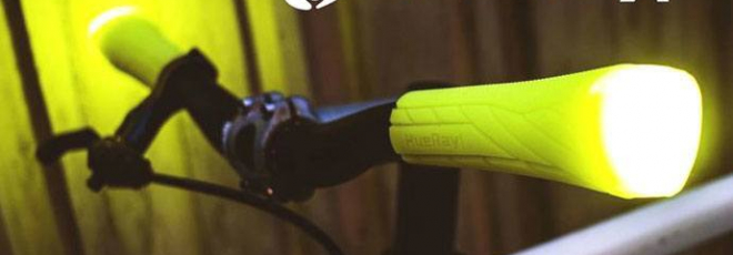 Hueray flashing bicycle grip