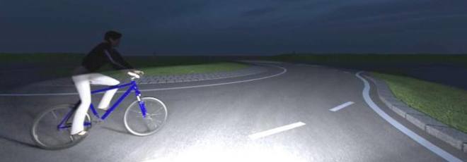 Ford car headlights to better illuminate cyclists