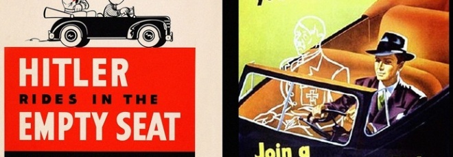 1940s car share poster