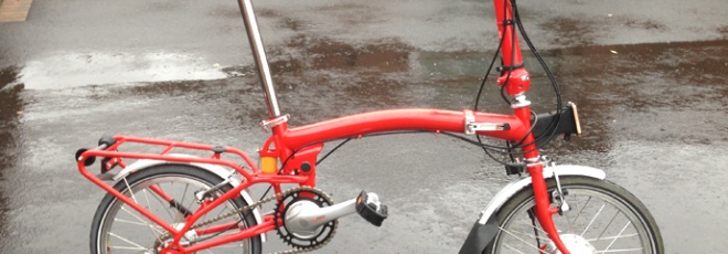 Brompton electric folding bicycle