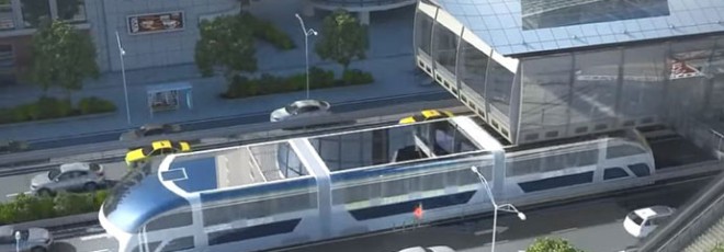 straddle bus from china