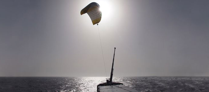 shipping using skysails