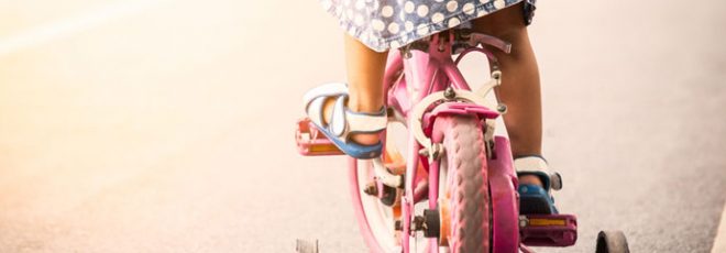 teach your daughter to fix a bicycle